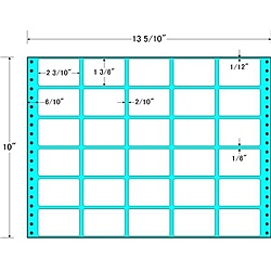 【送料無料】 東洋印刷 MX13P タックフォームラベル 13 5/ 10インチ×10インチ 30面付(1ケース500折) 【在庫目安:お取り寄せ】| ラベル シール シート シール印刷 プリンタ 自作