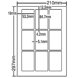 【送料無料】 東洋印刷 LDW9GEF シートカットラベル A4版 9面付(1ケース500シート) 【在庫目安:お取り寄せ】| ラベル シール シート シール印刷 プリンタ 自作 13,730円