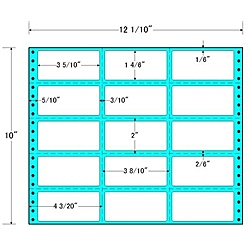 【送料無料】 東洋印刷 MX12V タックフォームラベル 12 1/ 10インチ×10インチ 15面付(1ケース500折) 【在庫目安:お取り寄せ】| ラベル シール シート シール印刷 プリンタ 自作