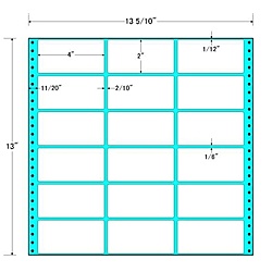 【貨物輸送無料】オリエント刷り上げる MT13V タックフォームラベル 13 5/ 10in×13in 18面付(1入れもの500折)【店卸し資産準拠集団:お取り寄せ】| 付け紙 印判 居敷き 印判刷り上げる 印刷人 自作 ラベル用紙-文房具・事務用品