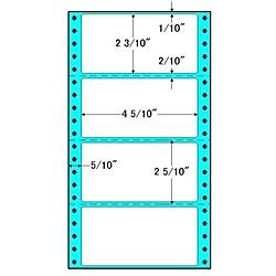 【送料無料】 東洋印刷 R5W タックフォームラベル 5 5/ 10インチ×10インチ 4面付(1ケース1000折) 【在庫目安:お取り寄せ】| ラベル シール シート シール印刷 プリンタ 自作