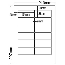 【送料無料】 東洋印刷 SHA210 シートカットラベル A4版 12面付(1ケース500シート) 【在庫目安:お取り寄せ】| ラベル シール シート シール印刷 プリンタ 自作