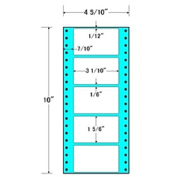 【送料無料】 東洋印刷 MM4M タックフォームラベル 4 5/ 10インチ×10インチ 5面付(1ケース1000折) 【在庫目安:お取り寄せ】| ラベル シール シート シール印刷 プリンタ 自作