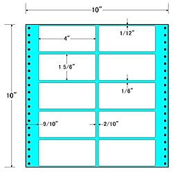 【送料無料】 東洋印刷 MT10Q タックフォームラベル 10インチ×10インチ 10面付(1ケース500折) 【在庫目安:お取り寄せ】| ラベル シール シート シール印刷 プリンタ 自作