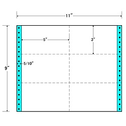 【送料無料】 東洋印刷 M11R タックフォームラベル 11インチ×9インチ 6面付(1ケース500折) 【在庫目安:お取り寄せ】| ラベル シール シート シール印刷 プリンタ 自作