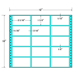 【送料無料】 東洋印刷 M12H タックフォームラベル 12インチ×10インチ 15面付(1ケース500折) 【在庫目安:お取り寄せ】| ラベル シール シート シール印刷 プリンタ 自作