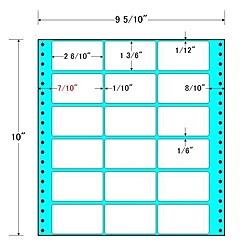 【送料無料】 東洋印刷 M9H タックフォームラベル 9 5/ 10インチ×10インチ 18面付(1ケース500折) 【在庫目安:お取り寄せ】| ラベル シール シート シール印刷 プリンタ 自作