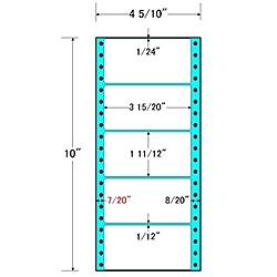 【送料無料】 東洋印刷 MM4G タックフォームラベル 4 5/ 10インチ×10インチ 5面付(1ケース1000折) 【在庫目安:お取り寄せ】| ラベル シール シート シール印刷 プリンタ 自作