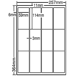 【送料無料】 東洋印刷 LEW12S シートカットラベル B4版 12面付(1ケース500シート) 【在庫目安:お取り寄せ】| ラベル シール シート シール印刷 プリンタ 自作