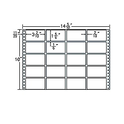 【送料無料】 東洋印刷 M14Z タックフォームラベル 14 5/ 10インチ×10インチ 20面付(1ケース500折) 【在庫目安:お取り寄せ】| ラベル シール シート シール印刷 プリンタ 自作
