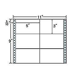 【送料無料】 東洋印刷 M11A タックフォームラベル 11インチ×9インチ 6面付(1ケース500折) 【在庫目安:お取り寄せ】| ラベル シール シート シール印刷 プリンタ 自作