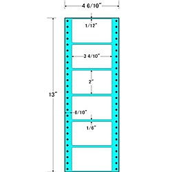 【送料無料】 東洋印刷 MM4F タックフォームラベル 4 6/ 10インチ×13インチ 6面付(1ケース1000折) 【在庫目安:お取り寄せ】| ラベル シール シート シール印刷 プリンタ 自作