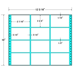 【送料無料】 東洋印刷 MT12K タックフォームラベル 12 5/ 10インチ×10インチ 12面付(1ケース500折) 【在庫目安:お取り寄せ】| ラベル シール シート シール印刷 プリンタ 自作