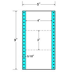 【送料無料】 東洋印刷 MM5Z タックフォームラベル 5インチ×9インチ 3面付(1ケース1000折) 【在庫目安:お取り寄せ】| ラベル シール シート シール印刷 プリンタ 自作