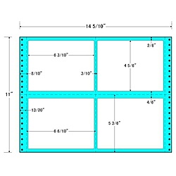 【貨物輸送無料】オリエント刷り上げる MX14O タックフォームラベル 14 5/ 10in×11in 4面付(1入れもの500折)【店卸し資産引き合い:お取り寄せ】| 下げ札 消印 居敷き 消印刷り上げる 印刷者 自作