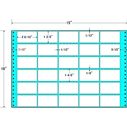 【送料無料】 東洋印刷 MX15P タックフォームラベル 15インチ×10インチ 30面付(1ケース500折) 【在庫目安:お取り寄せ】| ラベル シール シート シール印刷 プリンタ 自作