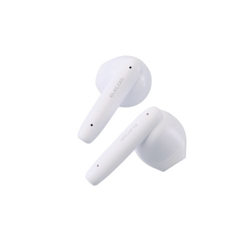 【送料無料】 ELECOM LBT-TWS17WH Bluetoothイヤホン/ 完全ワイヤレス/ AAC対応/ 低遅延モード/ セミオープン/ タッチセンサー/ ホワイト 【在庫目安:お取り寄せ】