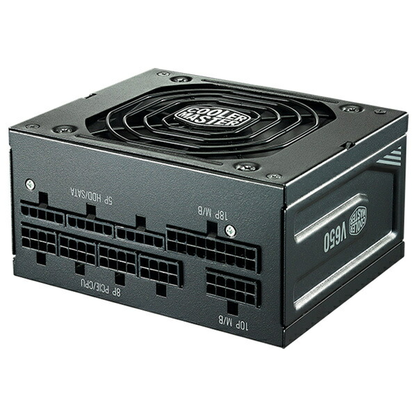 CoolerMaster MPY-6501-SFHAGV-JP SFX型 80PLUS Gold 650W電源 (SFX→ATX用バックパネル付き)