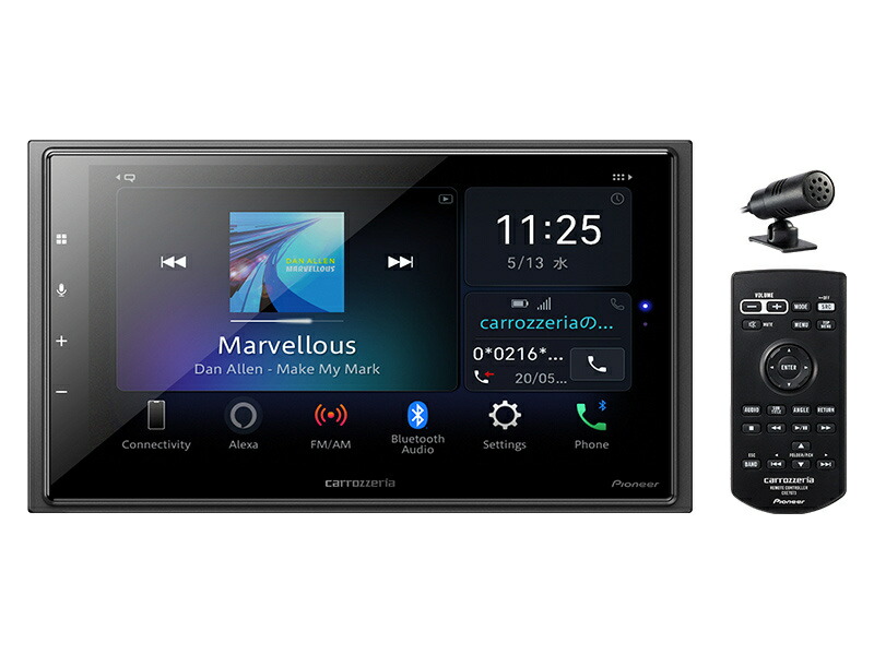 パイオニア DMH-SZ700 6.8V型ワイドVGA Bluetooth USB チューナー DSPメインユニット 2022新発