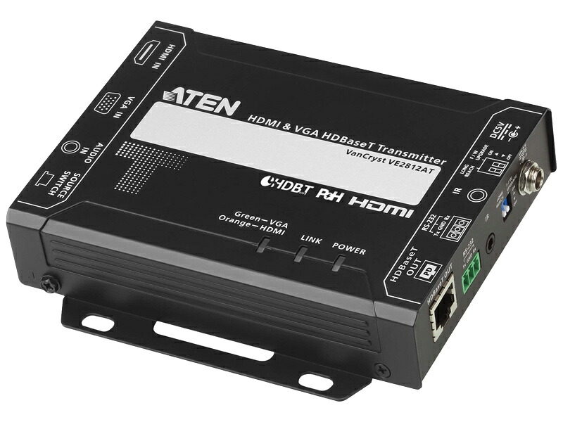 【貨物輸送無料】ATEN VE2812AT HDMI ＆ VGA HDBaseTトランスミッター（POH、4K相応う）HDBaseT Class A【店卸し資産標準尺度:お取り寄せ】