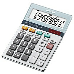 楽天市場】SHARP シャープ 電卓 12桁 ナイスサイズタイプ チルト