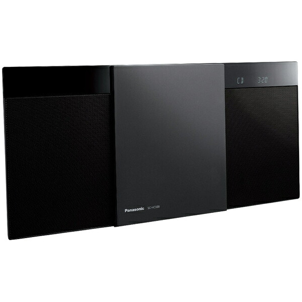 【貨物輸送無料】Panasonic SC-HC320-K コンパクトステレオシステム （黒いこと）【店卸し資産引き合い:お取り寄せ】