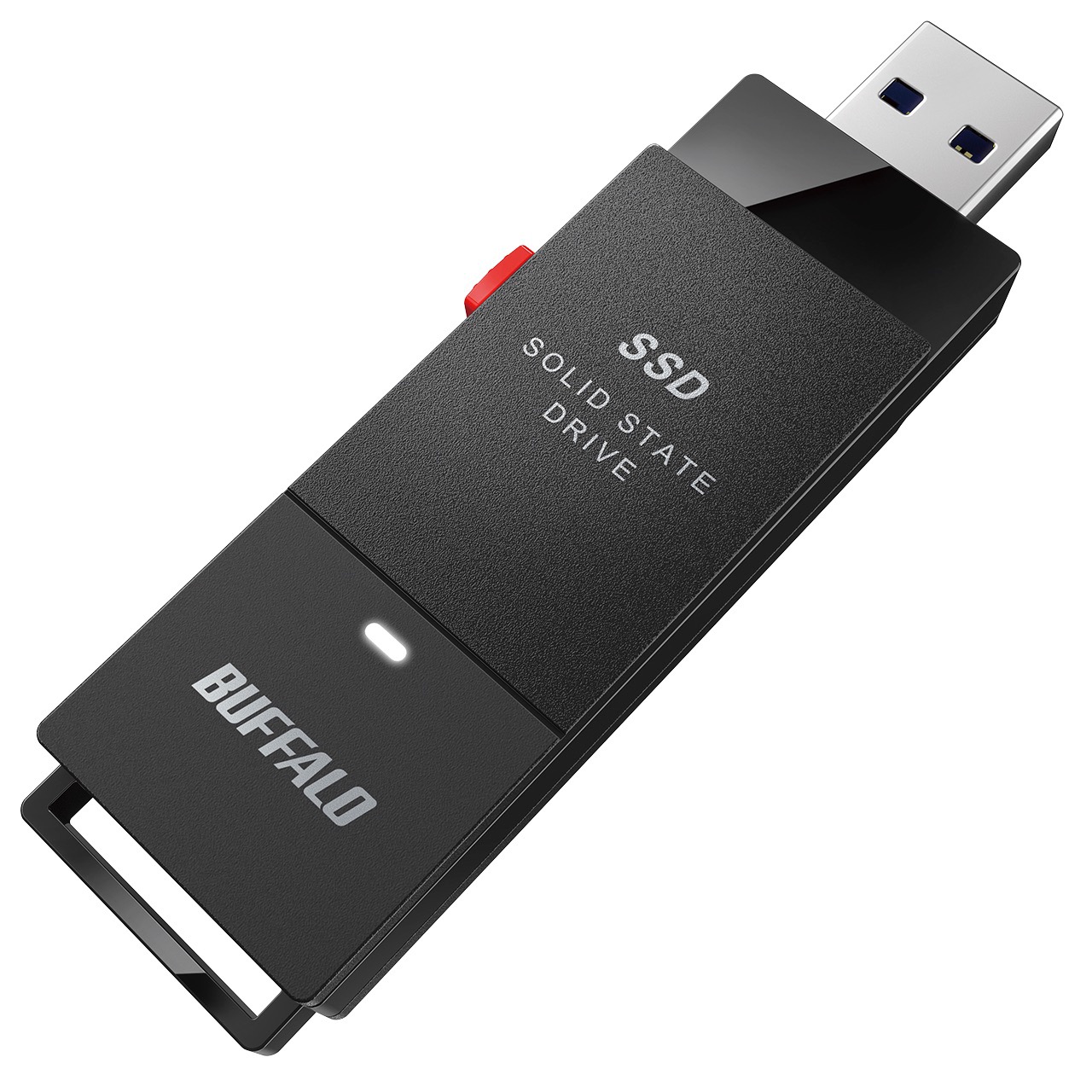 【在庫目安:あり】【送料無料】 バッファロー SSD-PUT250U3BC/D 外付けSSD ポータブル USB3.2 Gen1 スティック型 TV録画対応 250GB ブラック| パソコン周辺機器 外付けSSD 外付SSD 外付け