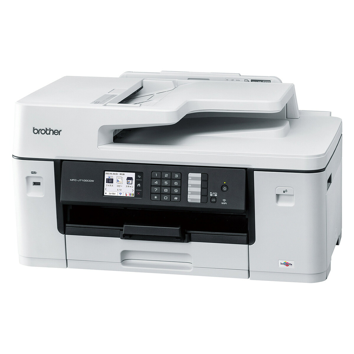 【在庫目安:あり】【送料無料】 ブラザー MFC-J7100CDW A3インクジェット複合機 （FAX/ ADF/ 30万ページ耐久/ 自動両面）