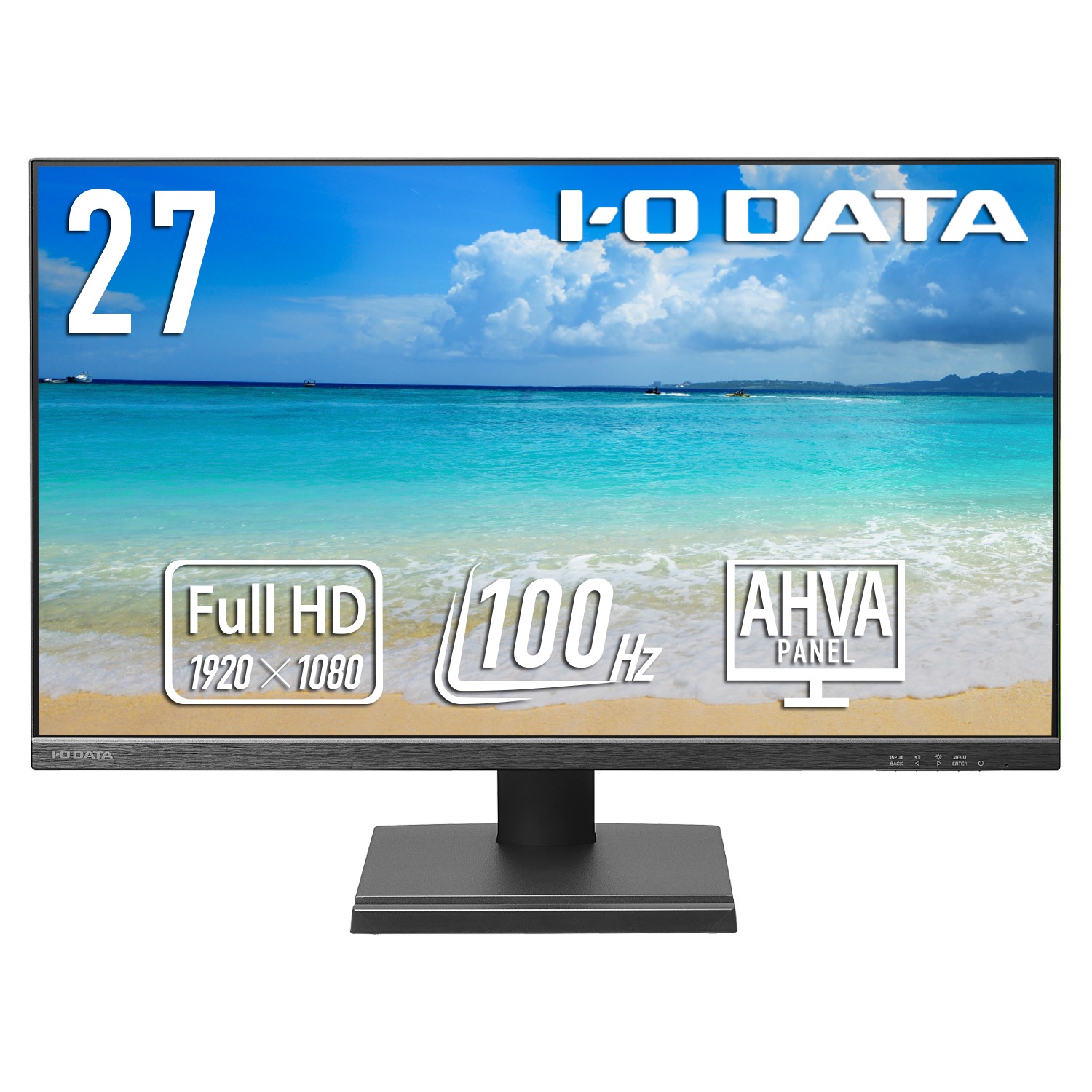 【在庫目安:あり】【送料無料】アイオーデータ EX-D272SA ワイド液晶ディスプレイ 27型/ 1920&times;1080/ HDMI、DisplayPort/ ブラック/ スピーカー：あり/ 100Hz対応で視認性アップ！｜PC＆家電《CaravanYU 店》