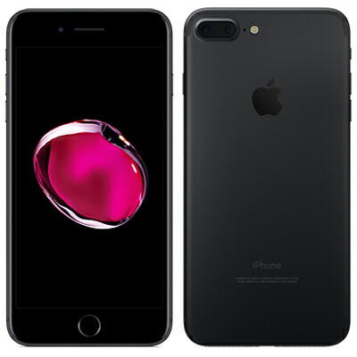 【中古】【SIM鍵を掛ける取りけす済】docomo iPhone7 Plus A1785 (MN6F2J/A) 128GB 黒いこと  Apple スマホ かっこ良い電話機 当社３ヶ月間引き受ける 貨物輸送無料 イオシス