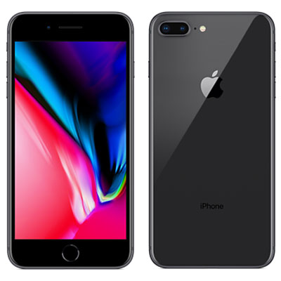 激安正規品 au iPhone8 Plus 64GB A1898 MQ9K2J A スペースグレイ 