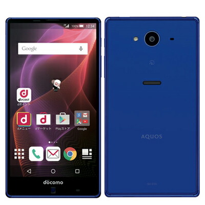 楽天市場 Simロック解除済 Docomo Aquos Zeta Sh 01h Blue Sharp 当社３ヶ月間保証 中古 中古スマホとタブレット販売のイオシス 中古スマホとタブレットのイオシス