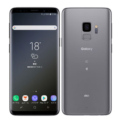 【SIM鍵を掛ける取り消す済】au Galaxy S9 SCV38 Titanium Gray SAMSUNG 当社３ヶ月間引き受ける 中古 イオシス