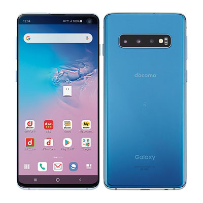【SIM鍵を掛ける取り消す済】docomo Galaxy S10 SC-03L プリズム青碧 SAMSUNG 当社３ヶ月間引き請ける 中古 イオシス