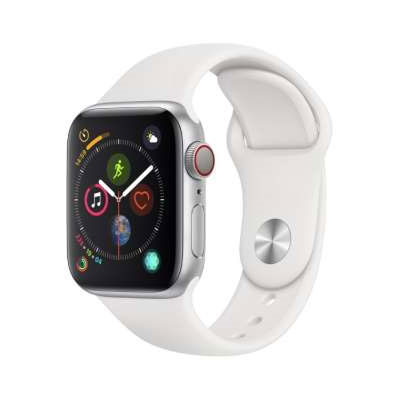 Apple Apple Watch Series4 40粍 GPS+Cellular模範例 MTVA2J/A A2007【シルバーアルミニウムケース/白いこと運動競技ダンス楽隊】 [中古] 【当社３ヶ月間引き受ける】 イオシス