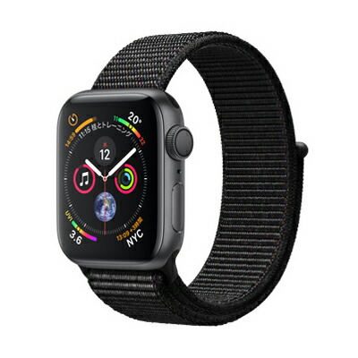 Apple Apple Watch Series4 40粍 GPS模範例 MU672J/A A1977【スペースグレイアルミニウムケース/黒いこと運動競技繰り返し】 [中古] 【当社３ヶ月間引き受ける】 イオシス