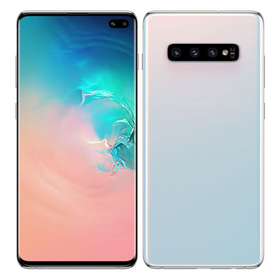 【SIM鍵を掛ける取り消す済】au Galaxy S10+ (Plus) SCV42 プリズム白いこと SAMSUNG 当社３ヶ月間引き請ける 中古 イオシス