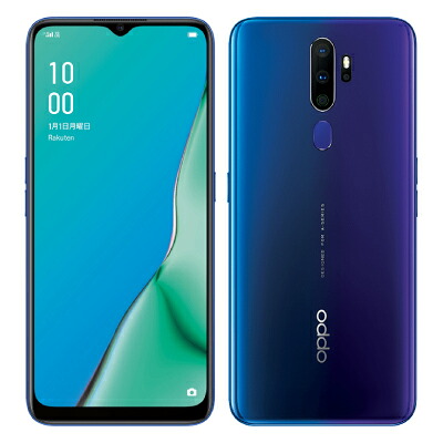 OPPO A5 2020 CPH1943 Blue【国内版 SIM無償性】 OPPO 当社３ヶ月間引き請ける 中古 イオシス