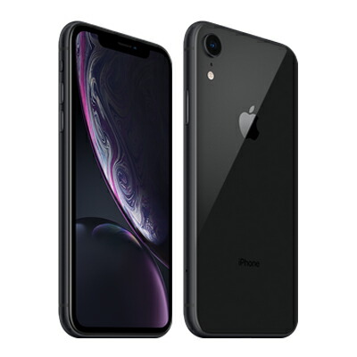 【中古】【SIMロック解除済】SoftBank iPhoneXR A2106 (MT0G2J/A) 128GB ブラック Apple スマホ スマートフォン 当社３ヶ月間保証 送料無料 イオシス｜中古スマホとタブレットのイオシス