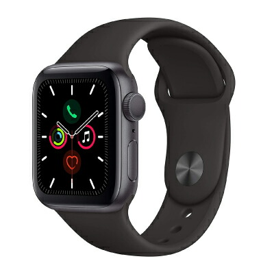 Apple Apple Watch Series5 40粍 GPS模範例 MWV82J/A A2092【スペースグレイアルミニウムケース/黒いこと運動競技ダンス楽隊】 [中古] 【当社３ヶ月間引き受ける】 イオシス