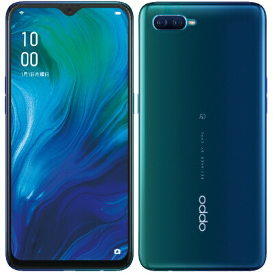Oppo Reno A CPH1983 Blue【6GB 128GB 版SIM無償性】 OPPO 当社３ヶ月間引き受ける 中古 イオシス