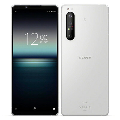 【SIM鍵を掛ける取り消す済】au Xperia1 II SOG01 White SONY 当社３ヶ月間引き受ける 中古 イオシス
