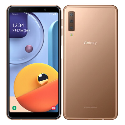 Samsung Galaxy A7 SM-A750C Gold 【版 SIM無償性】 SAMSUNG 当社３ヶ月間引き受ける 中古 イオシス