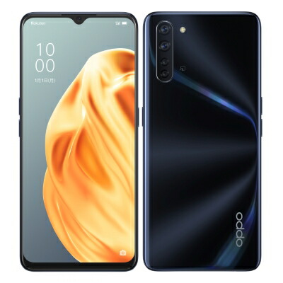 Oppo Reno3 A 6GB 128GB CPH2013 Black【版 SIM無償性】 OPPO 当社３ヶ月間引き受ける 中古 イオシス