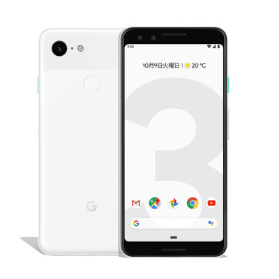 【SIM鍵を掛ける取り消す済】Softbank Google Pixel3 G013B [Clearly White 128GB] Google 当社３ヶ月間引き受ける 中古 イオシス