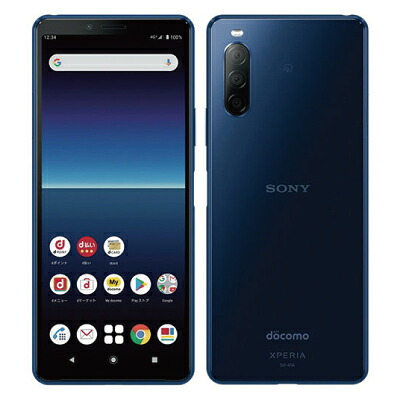 【SIMロック解除済】docomo Xperia10 II SO-41A Blue SONY 当社３ヶ月間保証 中古 イオシス｜中古スマホとタブレットのイオシス 8,968円