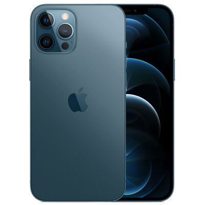 【中古】【SIM鍵を掛ける取り消す済】docomo iPhone12 Pro Max A2410 (MGCX3J/A) 128GB パシフィック青色  Apple スマホ かっこ良い電話機 当社３ヶ月間引き請ける 貨物輸送無料 イオシス スマートフォン本体-スマートフォン・タブレット