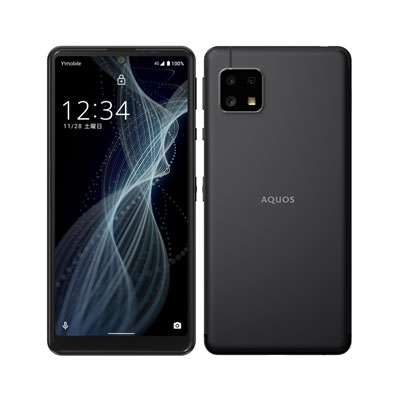【SIM鍵を掛ける取りけす済】Y!mobile AQUOS sense4 basic A003SH 黒いこと SHARP 当社３ヶ月間引き受ける 中古 イオシス