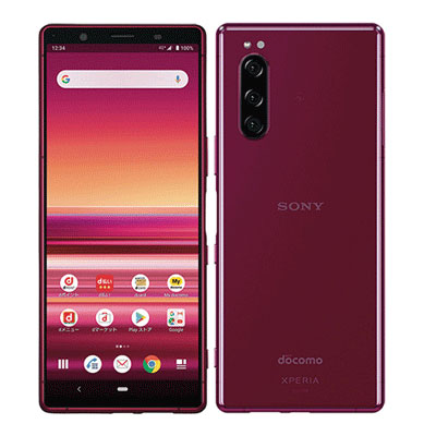 【SIM鍵を掛ける取りけす済】docomo Xperia5 SO-01M Red SONY 当社３ヶ月間引き受ける 中古 イオシス