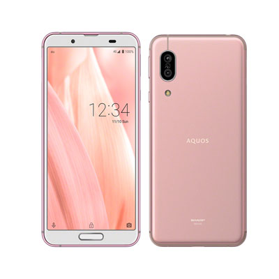 【SIM鍵を掛ける取り消す済】au AQUOS sense3 SHV45 ホンブルグ帽サクラ色 SHARP 当社３ヶ月間引き受ける 中古 イオシス